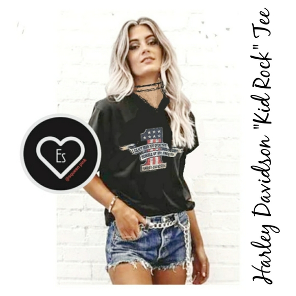 Harley-Davidson Tops - NWOT - Harley Davidson "Kid Rock" Black Tee
